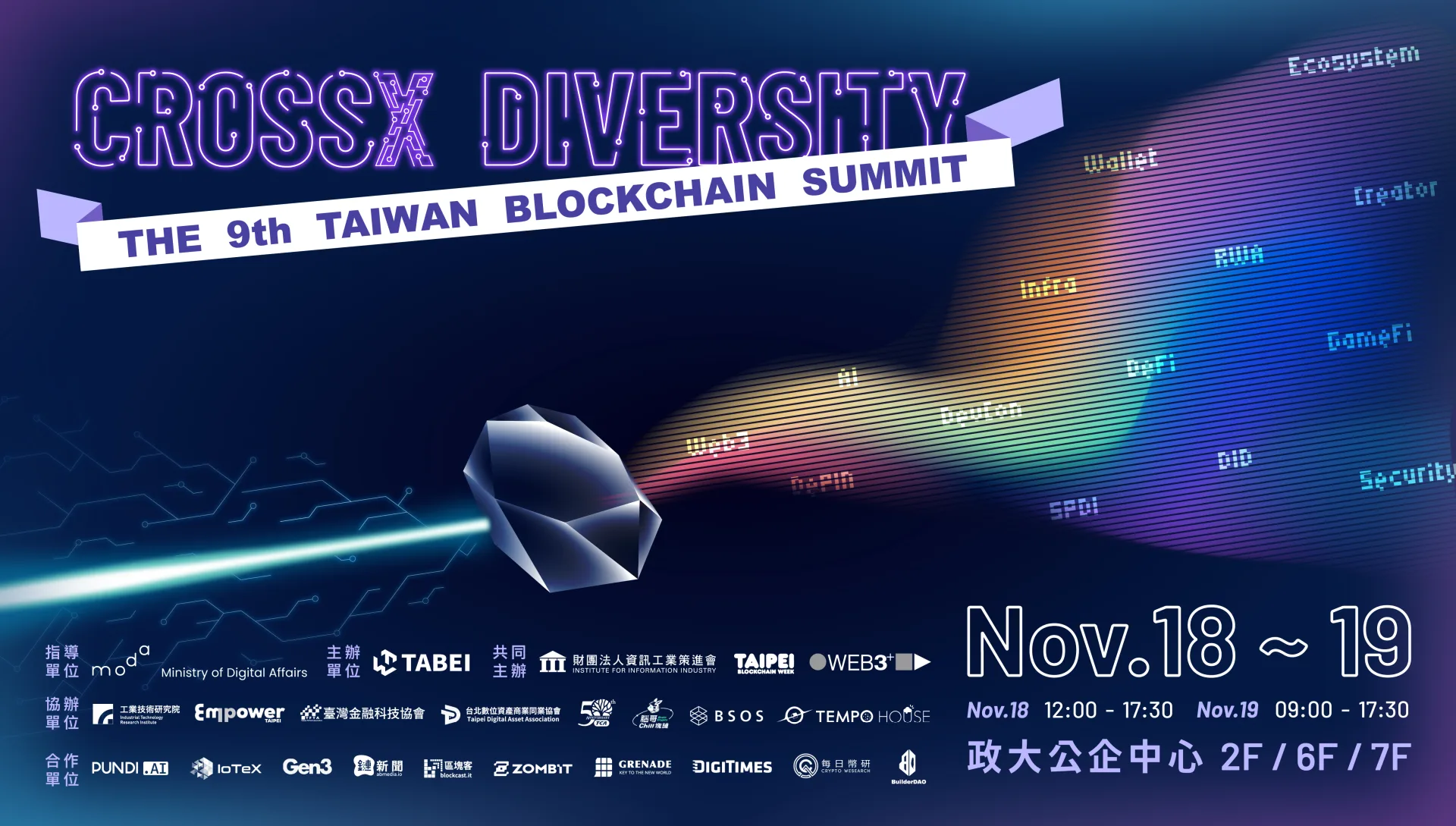 2024 第九屆區塊鏈愛好者年會活動主視覺