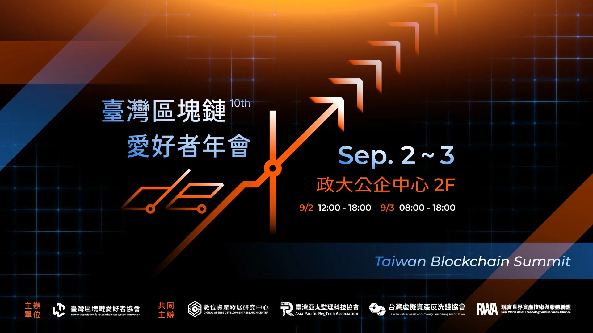 2025 第十屆臺灣區塊鏈愛好者年會活動主視覺
